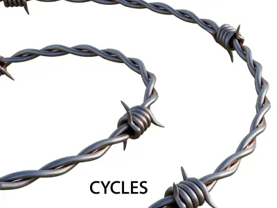 Barbed Wire  3D model