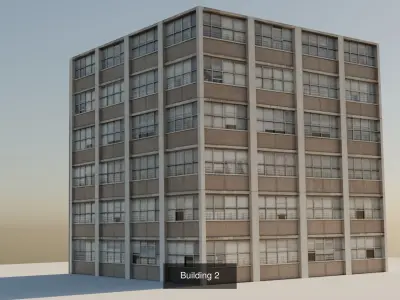 Buildings 3D Model Pack purchase