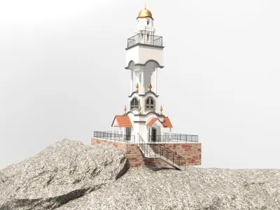 Lighthouse 3D model 15
