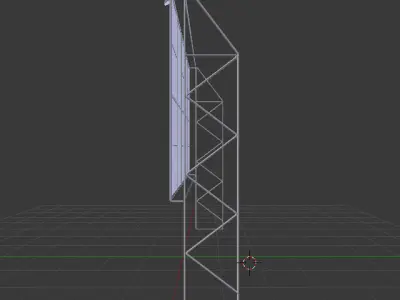 Simple Billboard 3D model