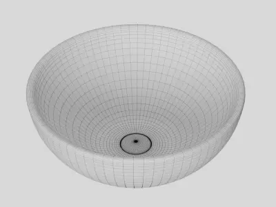 Washbasin BelBagno BB1077 3D model