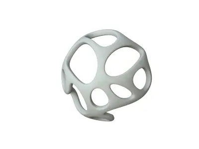 SciFi Cube Object No 43245 Low Poly Shape Texture