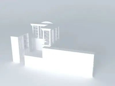 Furniture shelf 3D model