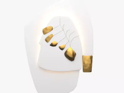 Stratus Sconce 03 PBR 3D model