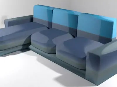 Sofa Set - Type 4 3D model