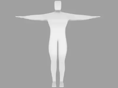 Human mannequin Free 3D model