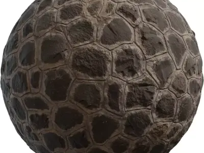 Organic Polygon Stone Floor Texture