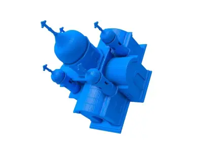 castle -  castle stl -  church -  church stl -  gothic church  3D print model