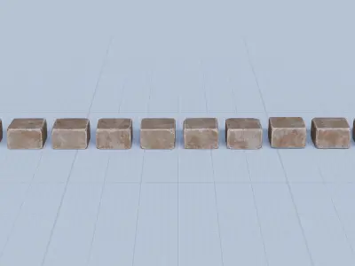 Stone Block Pack Vol 01 - Variant 04 Low-poly 3D model