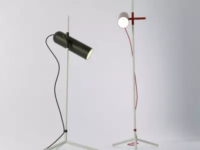 Wander lamp with base 3D model