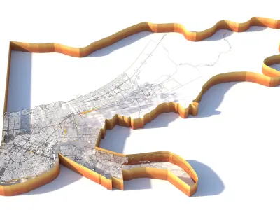 New Orleans Kenner Metairie Louisiana USA 3D model