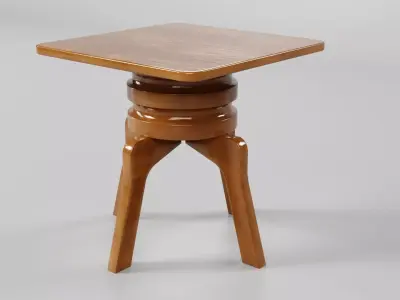 Square Table CG116 3D model