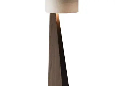Wabi Sabi Style Floor Lamp 3D model