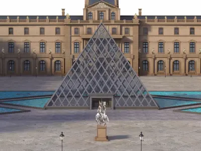 Louvre Palace, Paris. 
