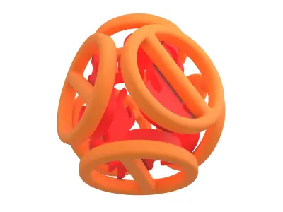 No Fire Icon V2 007 Low-poly 3D model