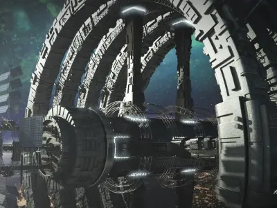 space station 3D model