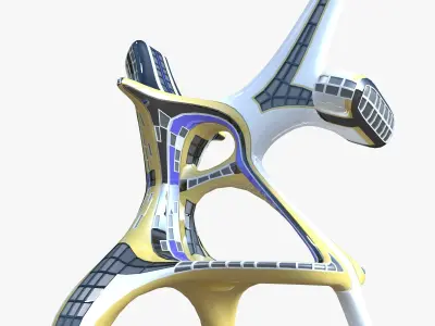 Future building 3D model buy