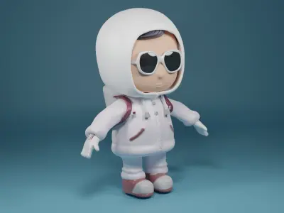 Astronaut 3D model get