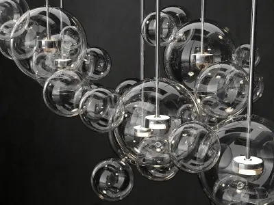 Chandelier Giopato and Coombes Bolle 24 lights 2 3D model