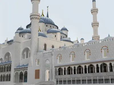 Sultan Ahmet Mosque 3D model