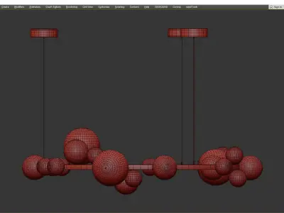 IONA pendant Low-poly 3D model