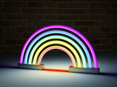 Neon Sign 3D model buy