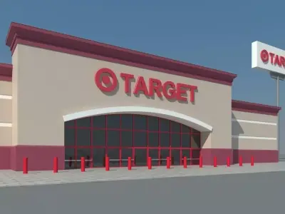 Target Retail Store 3D model