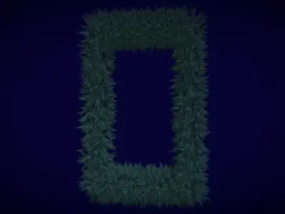 Christmas Wealth Frame Low-poly 3D model