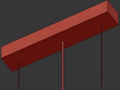 Post Modern LED 3D model