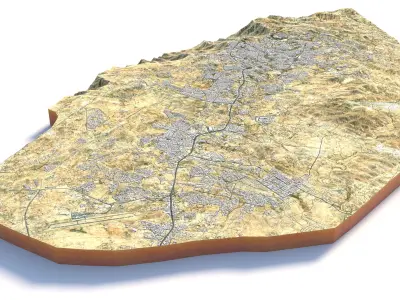 Abha Saudi Arabia 3D model