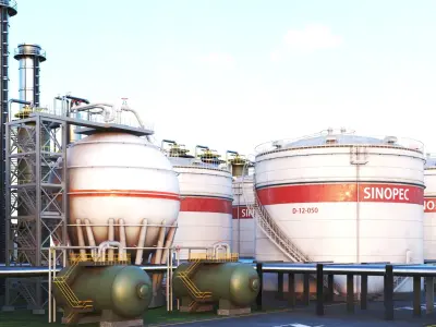  Detailed Oil Refinery Port 