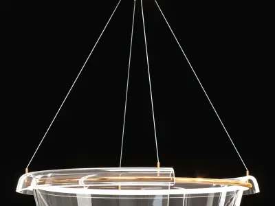 Solstice LED Chandelier 3D model