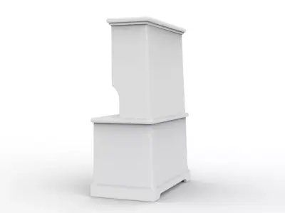 Hutch Cabinet 3D Printable 3D print model