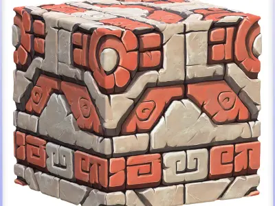 Stylized Wall Seamless Texture Texture 14