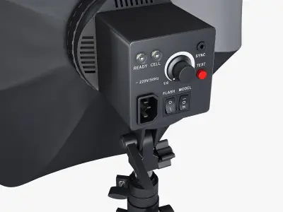 Studio Softbox Octagon Light M 1 3D model