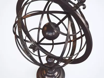 Armillary Sphere Sculpture by Darby Home 3D model
