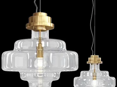 Pendant Lamp Free 3D model shop