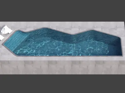 SWIMMING POOL NO105 A 3D model
