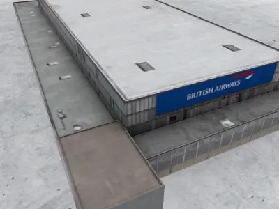 EGKK Storage 1 Low-poly 3D model