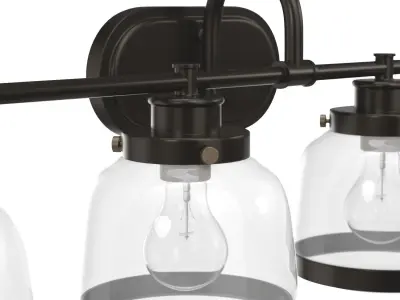 Judson Collection Four-Light Antique Bronze 3D model