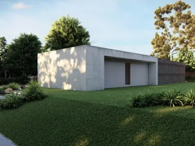 Casa Scene-villa-modern house 3D model