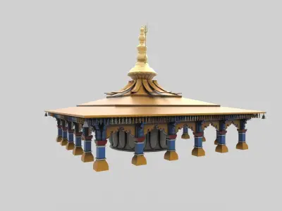 Temple Dome 3D model