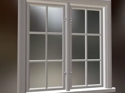 Scandinavian Window Free 3D model