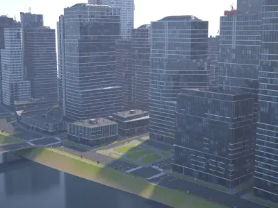  Houdini Procedural City Generator 