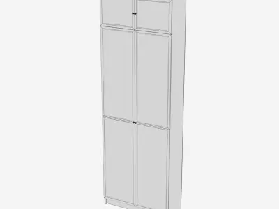 ikea BILLY OXBERG 80x30 3D model