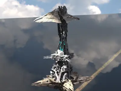 Wookie Tower 1 3D model