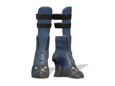 Sci-FI Uniform Outfit Low-poly 3D model