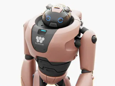 TOY BOT TILO  RIGGED 3D model