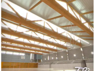 BASKETBALL PAVILION 3D model
