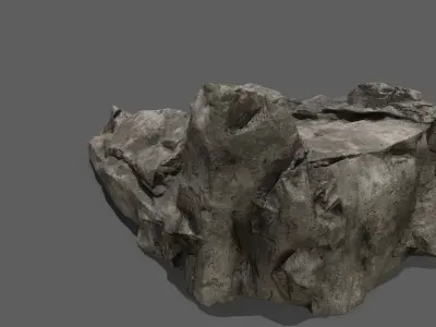 Stairs rock staircase Low-poly 3D model get